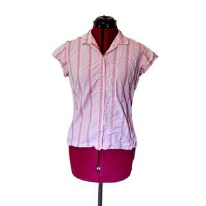 The North Face A5 Series Shirt Multicolor Women Snap Front Size Medium